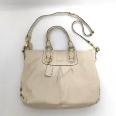 COACH コーチ　レザー　トートバッグ　ショルダー　2wayバッグ