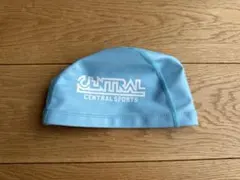 セントラル　水色帽子　シリコンキャップ　M