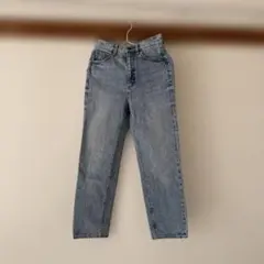 gu ハイウエストストレートジーンズ
