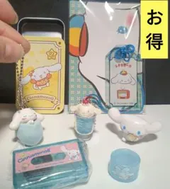 シナモロール ７つ ちこくダッシュ サンリオカフェミニチュアチャーム など