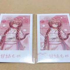 年末カウントダウン2024 チェキ風カード ぶいすぽ 甘結もか