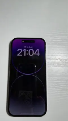 iPhone14proディープパープル 256GB バッテリー交換済み