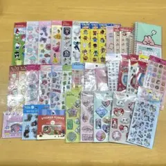 シール帳キャラクターシール　まとめ　計３６点セット