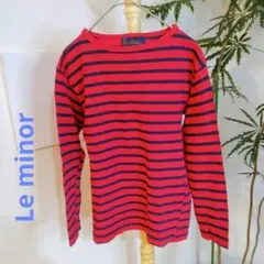 フランス製 ルミノア ボーダー カットソー レッド ネイビー Le minor