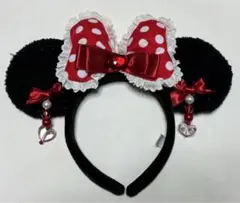 ディズニー カチューシャ ミニー イヤリング