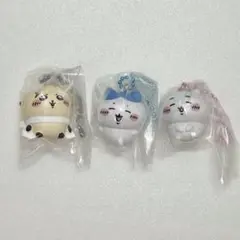 【未開封品】ちいかわ マスコット付きビスケット ちいかわ ハチワレ ラッコ3点