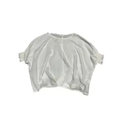 00's vintage フリルシャツ ブラウス earth 白 夏服