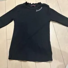 lovetoxic ☆ブラックリブトップス 150センチ