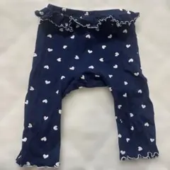 ハート柄フリル付きパンツ 70~80cm