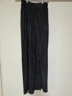 黒 プリーツスカート ロング丈のサムネイル