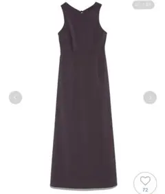 SNIDEL Sustainableバックオープンフレアワンピース