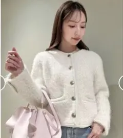 セルフォード　ファンシーヤーンダブルフェイスニットジャケット　F