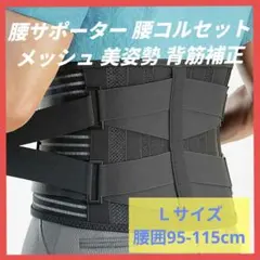 腰サポーター 腰コルセット 腰用ベルト メッシュ 美姿勢 背筋補正 男女兼用