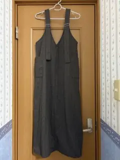 ジャンパースカート　Lサイズ　こげ茶