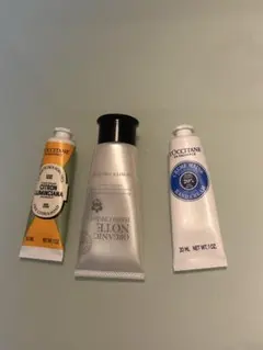 残量8割以上 ロクシタン オーガニックノート ハンドクリーム 3点 セット お得