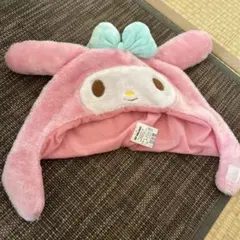 今セール中！200円引き❗️マイメロディ 耳付きフード ピンク