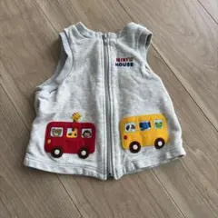 MIKI HOUSE ベビーベスト 車モチーフ