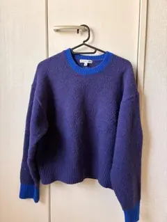 ユニクロ　JW ANDERSON 紫・青 長袖ニット M