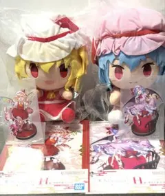 東方project フラン レミリア ミニキャラ ハンドタオル ③CT102 - メルカリ
