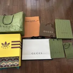グッチGUCCI ヴィトンVUITTON adidas GUCCI 箱ショッパー