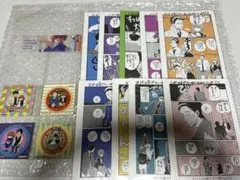 スーパーの裏でヤニ吸うふたり おまけマンガ全9種　ステッカーセット。
