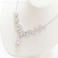 STELLA BRIDAL クリスタルネックレス