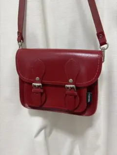 Zatchels レザー ショルダーバッグ レッドのサムネイル