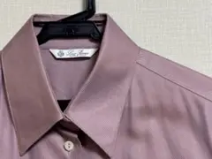 Loro Piana ロロピアーナ40 長袖シャツ くすみピンク玉むし色のサムネイル