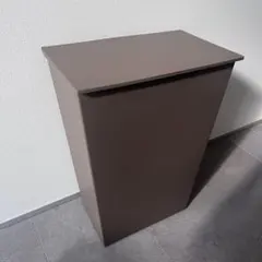 kcud シンプルワイド　ゴミ箱　ブラウン