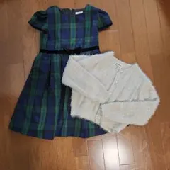 入学式に！ワンピース&カーディガン&シューズのセット