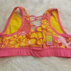 ZUMBA フラワープリント スポーツブラ　M～Lサイズ相当