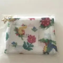 新品タグ付き　フェイラー　メッシュポーチ　ハイジ　ホワイト　白　Sサイズ