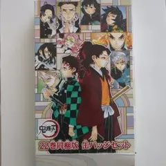鬼滅の刃 22巻同梱版 缶バッジセット