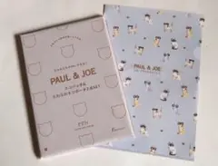 【PAUL & JOE】エコバッグ＆ふわふわネコポーチ　とA4クリアファイル