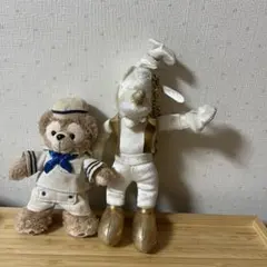 Disney ダッフィー ぬいぐるみ ストラップ 2点セット