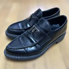 PRADA / プラダ ブラッシュドレザー コインローファー 24.5 - メルカリ