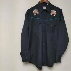 ウエスタンシャツ刺繍