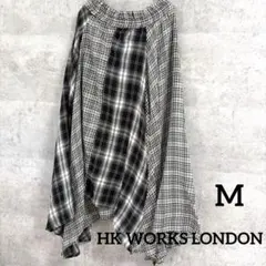 HK WORKS LONDON チェック柄 フレアスカート M 294のサムネイル