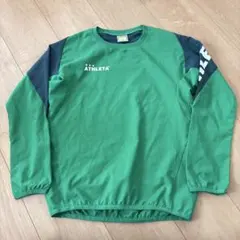 ATHLETA グリーン長袖ピステ 140