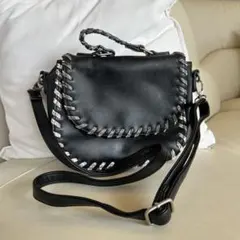CECIL McBEE黒 ショルダーバッグ