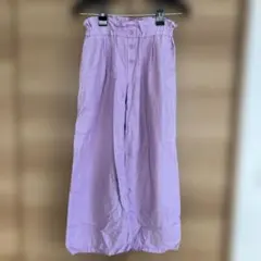 GU キッズボトムス　150センチ　薄紫色