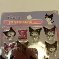 クロミKuromi 3Dステッカーセット