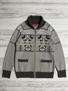 disney ディズニー ミッキー ミニー チップアンドデール　ニット セーター