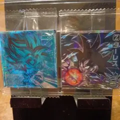 ドラゴンボール　ウエハースシール　孫悟空 ターレス ホログラム ステッカーセット