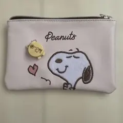 【新品】ゼクシィ 特別付録 スヌーピー レザー調ポーチ