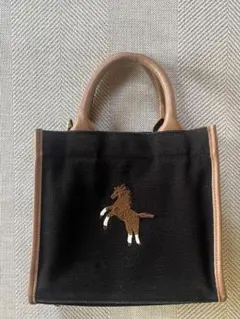 SEVEN TEN 馬刺繍 トートバッグ