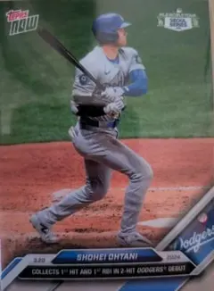 Shohei Ohtani Dodgers Topps Now 2024