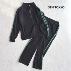 セントーキョー　ルーズバイカラージャージ　セットアップ　ライン　M 黒　m266