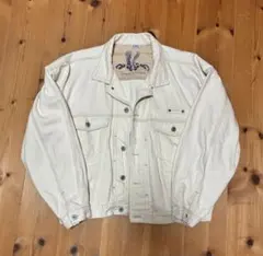 ホワイトデニムジャケット デニムジャケット