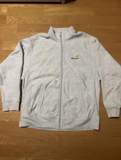Carhartt グレー ジップアップトレーナー